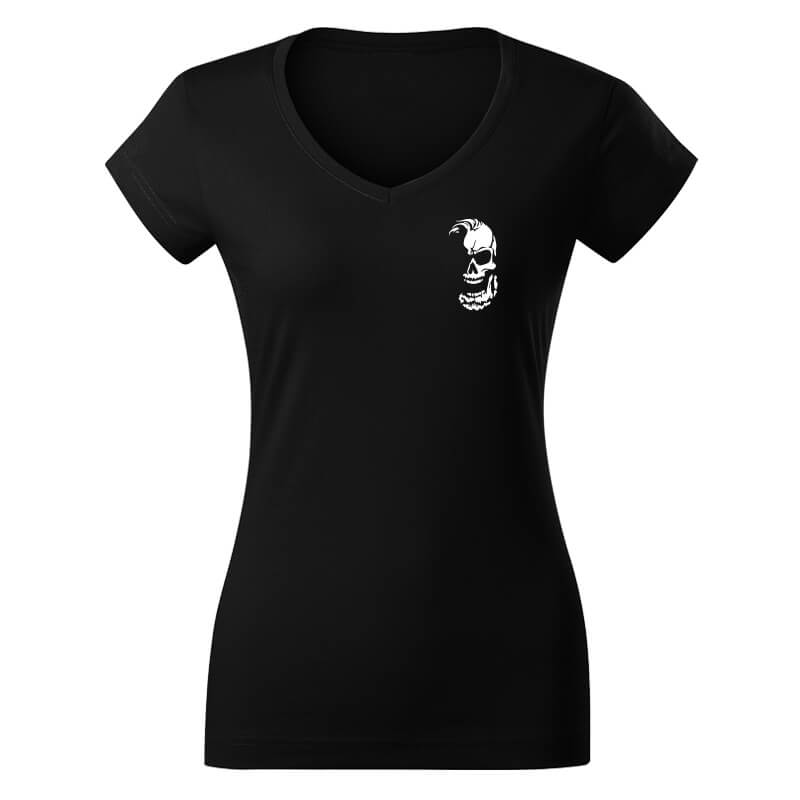Deerns T-Shirt "Skull" B|W
