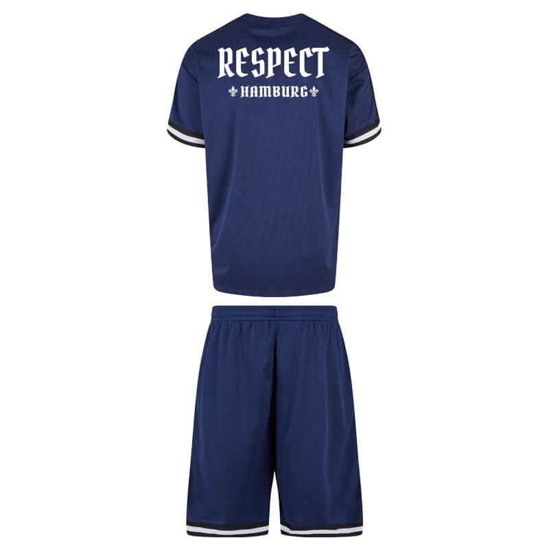 Short Mesh Suit "RH Classic" DB|W