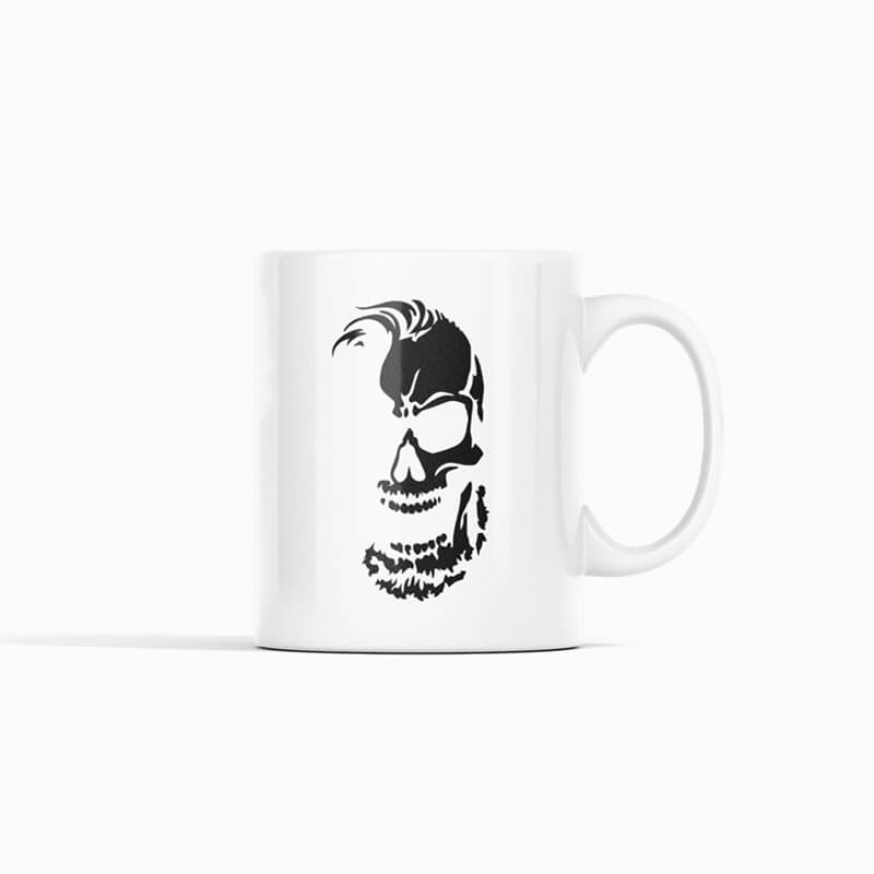 Becher "Skull" W|B