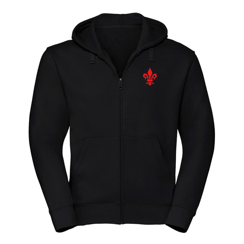Zip-Hoodie "RYD Round Label"